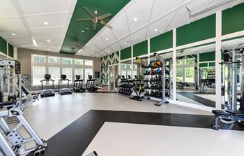 Two level fitness center